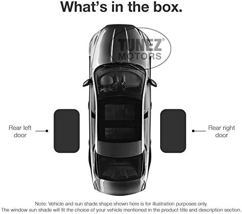 Sunshades - Custom Side Window Sunshades Magnetic Sun Shade Rear Door Side Visor Car Compatible with BMW X3 E83 Year 2003-2010