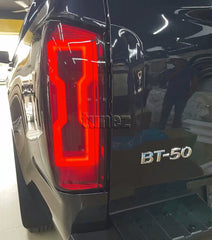 Smoke Animated Startup LED Tail Lights Lamp For Mazda BT-50 BT50 2020 2021 2022