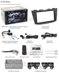 Apple CarPlay Android Auto For Suzuki Swift 2012-2017 FZ MP3 MP4 Radio Stereo