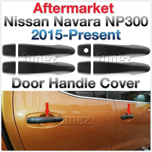 Matte Matt Remote Manual Door Handle Cover Key For Nissan Navara NP300 D23