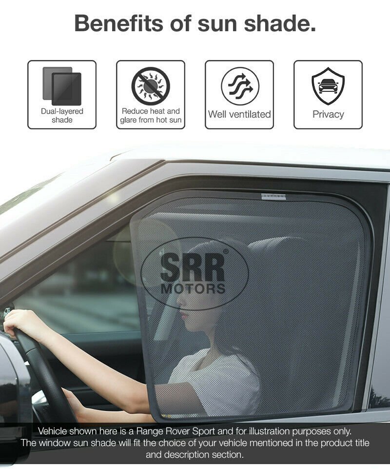 Custom Magnetic Sun Shade Rear Door Car Window For Honda CR-V CRV RW 2017-2020