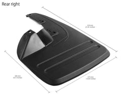Front Rear Mud Flap Splash Guard For Toyota Hilux 2005-2014 ABS Car Truck Flaps