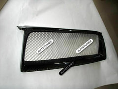 Carbon Fiber Car Grille Grill For Subaru Forester STI 2006-2007 Black
