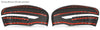 Glossy Carbon Fiber Print Side Mirror Cover For Nissan Navara NP300 D23 STX ST
