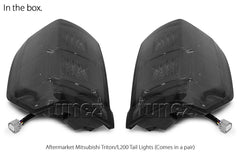 Smoke Full LED Tail Lights Lamp Rear For Mitsubishi Triton MR 2019 2020 2021