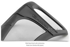 Matt Black Front Tail Rear Light Head Lamp Cover Isuzu D-Max DMax RT85 2017 2018