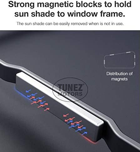 Custom Side Window Sunshades Magnetic Sun Shade Rear Door Side Car (Mazda CX-9, TB Year 2007-2015)