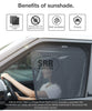 Custom Magnetic Sun Shade Rear Door Car Window For Toyota C-HR CHR 2017-2021