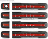 Matte Matt Black Key Door Handle Cover For Isuzu D-Max DMax RT50 RT85 MUX MU-X