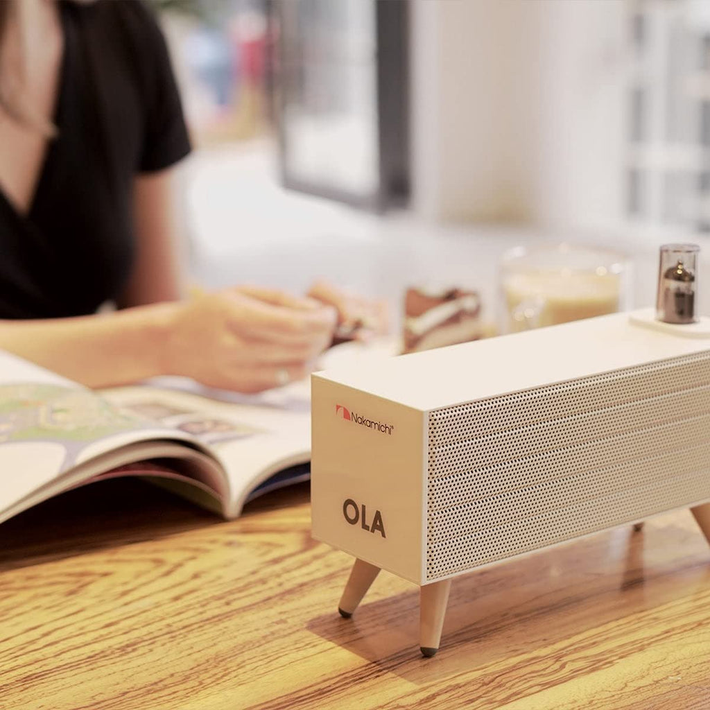Nakamichi Ola Tube Amplified Home HiFi System Bluetooth NFC Aux Port DSP Process Speaker Home Audio