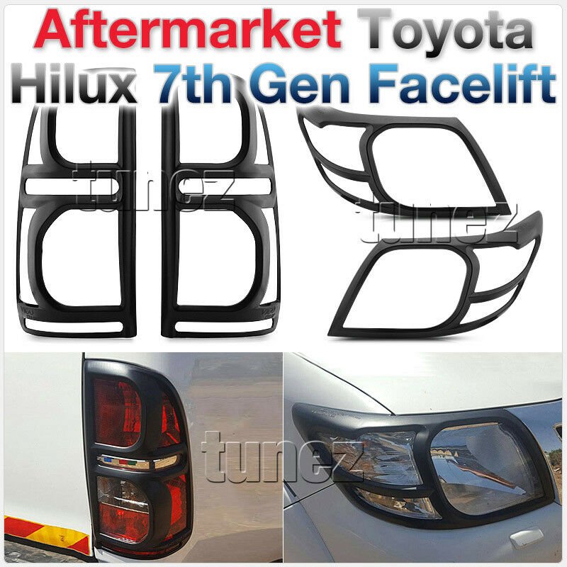 Front Tail Rear Light Lamp Cover Headlamp For Toyota Hilux 2013 2014 2015 KUN26