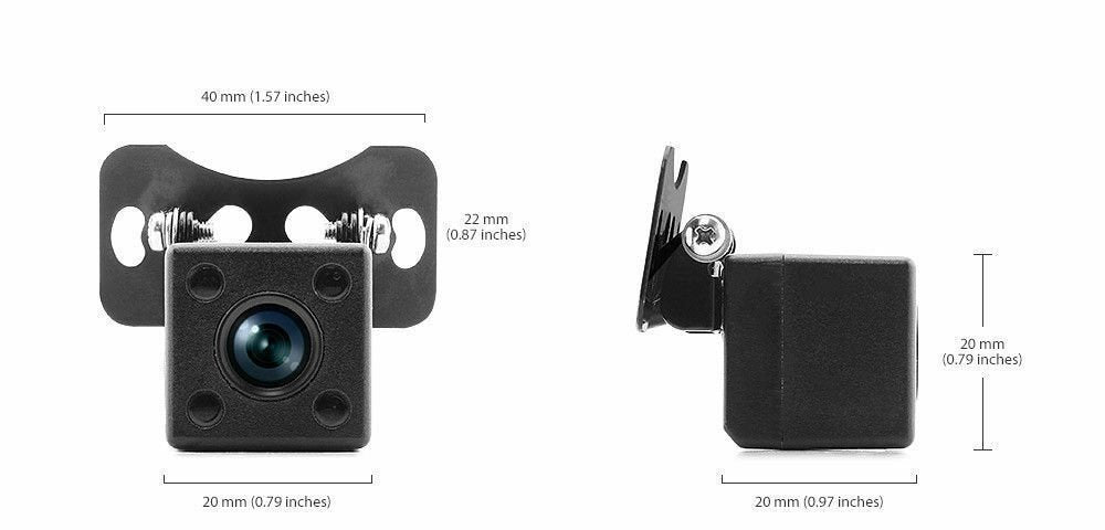 Caravan Two Infrared IR Camera 4PIN System 7" Monitor 12V/24V Reversing CCD