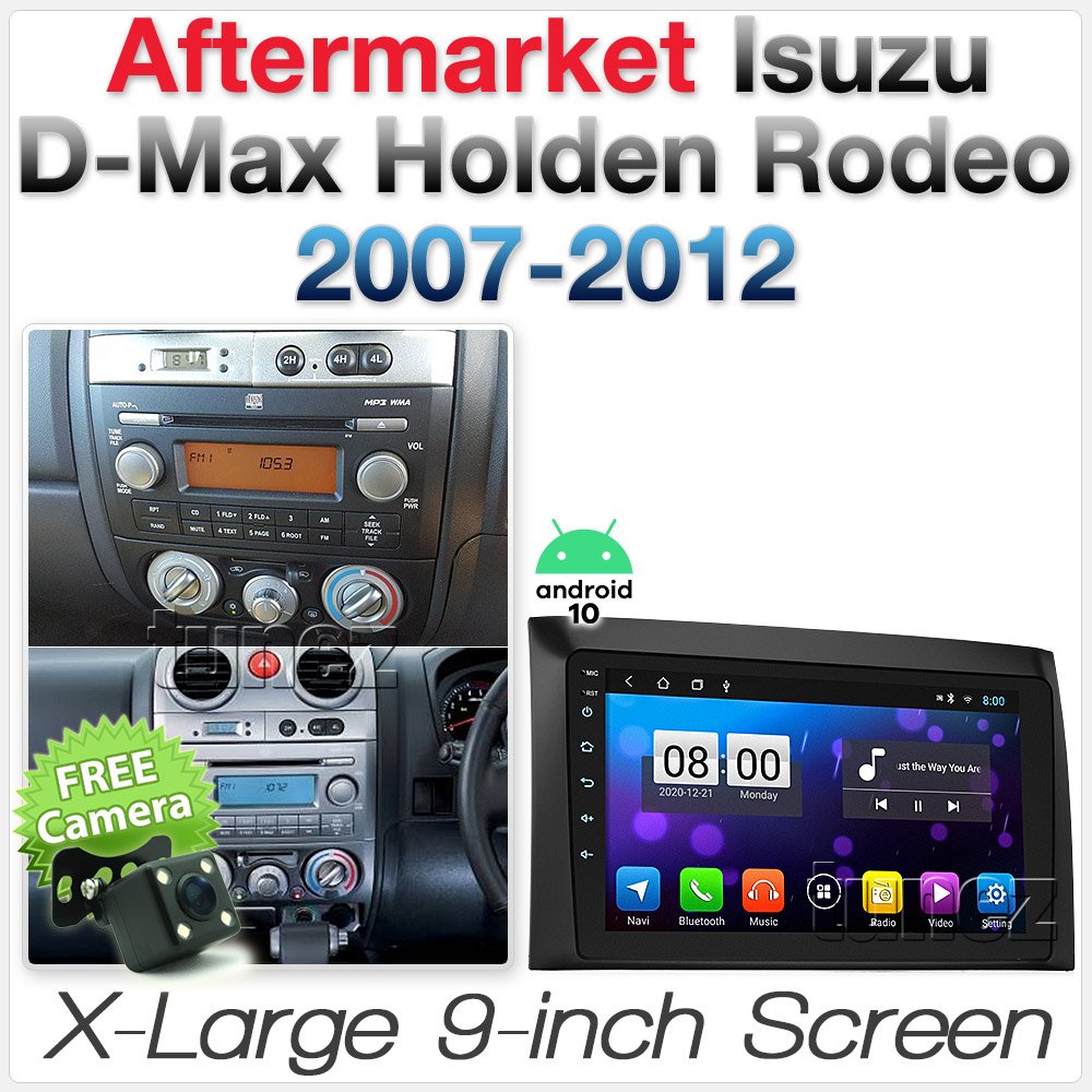 Isuzu Rodeo Radio Android Car MP3 Player Isuzu D-Max Holden Rodeo 2007-2012 Stereo Radio ...