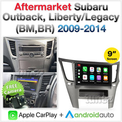 Apple CarPlay Android Auto For Subaru Outback Legacy 2010-2013 Stereo Radio MP3