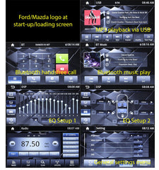 Apple CarPlay Android Auto For Mazda BT50 UN USB MP3 MP4 Stereo Radio