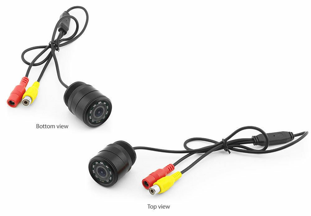 28mm Infrared IR CCD Waterproof Towbar Bumper Car Reversing Camera Parking