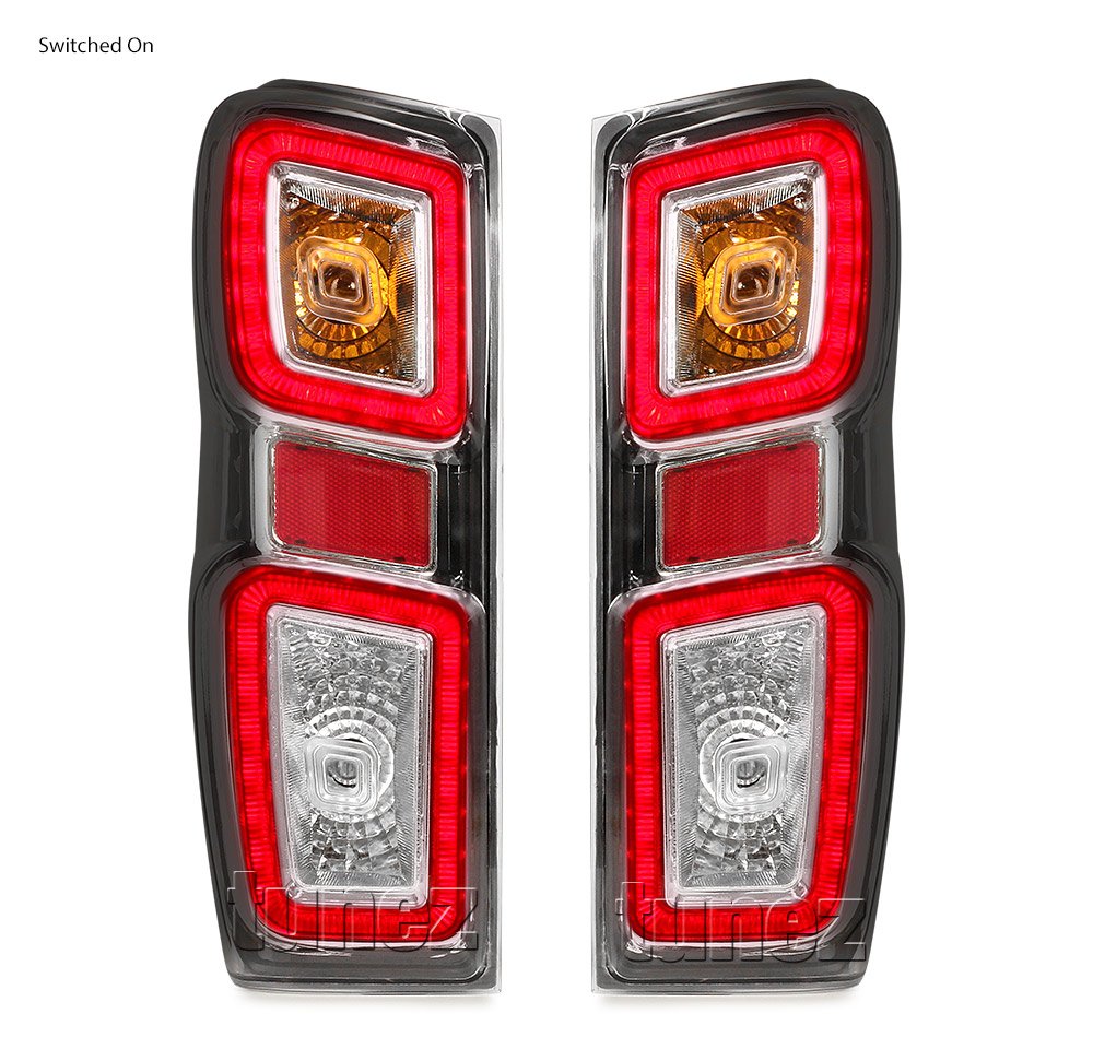 Replacement Rear Tail Lights Lamp 1 Pair For Isuzu D-Max DMax RG 2021 2022 2023