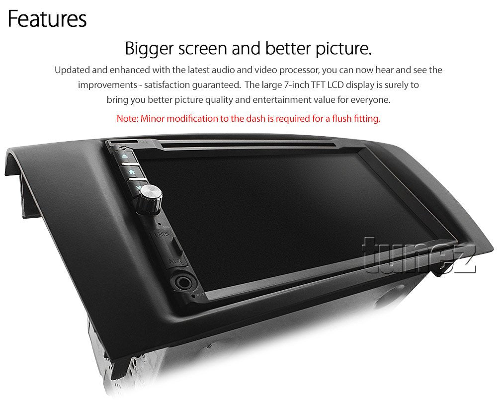 7" Car DVD Player CD MP3 For Mazda 3 2003-2008 BK Radio BOSE Stereo USB Fascia