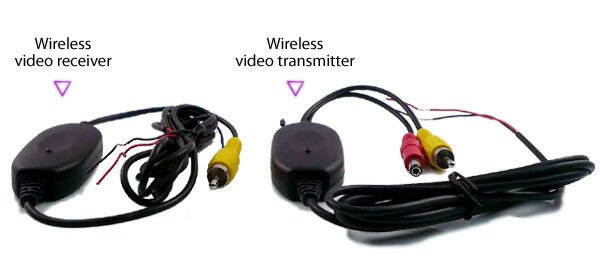 7" Screen Wireless Monitor 12V 24V Reversing Car CCD Camera Caravan Parking
