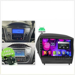 9 Inches Android Car Audio MP3 MP4 GPS USB Player Compatible with Hyundai ix35 LM Year 2010-2015 Support Bluetooth Android Auto Radio Stereo Fascia