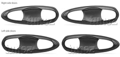 4x Door Handle Cup Guard Cover Matt Black For Toyota Hilux 2019 2020 2021 GUN1