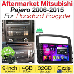 Apple CarPlay Android Car MP3 Player Mitsubishi Pajero NT NW NX Rockford Radio