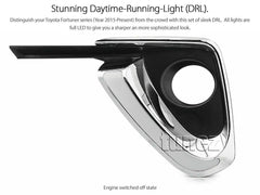 DRL Daytime Running Light LED Toyota Fortuner 2015 2016 2017 Fog Lamp Indicator