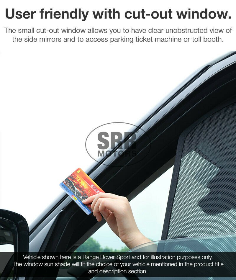 Custom Magnetic Sun Shade Rear Door Side Car Window Holden Colorado RG 2012-2020