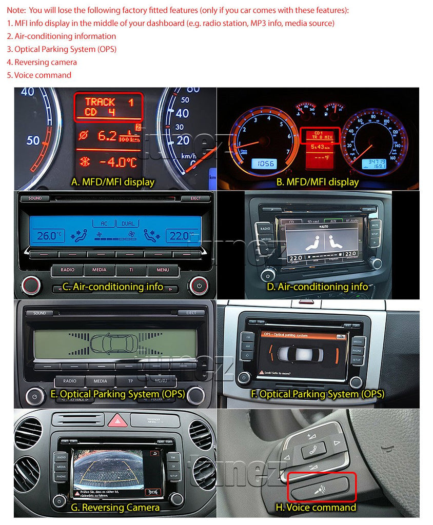 Car DVD MP3 Player For Volkswagen Amarok Caddy Transporter Golf CD Radio Stereo