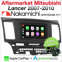 Apple CarPlay Android Auto For Mitsubishi Lancer 2007-2010 MP3 MP4 Stereo Radio